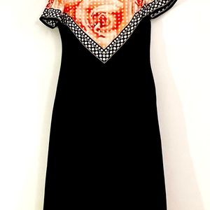 Adorable Roberto Cavalli silk and stretch sheath dress